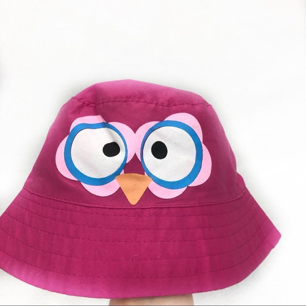 Children’s one size pink owl‎ hat new with tags